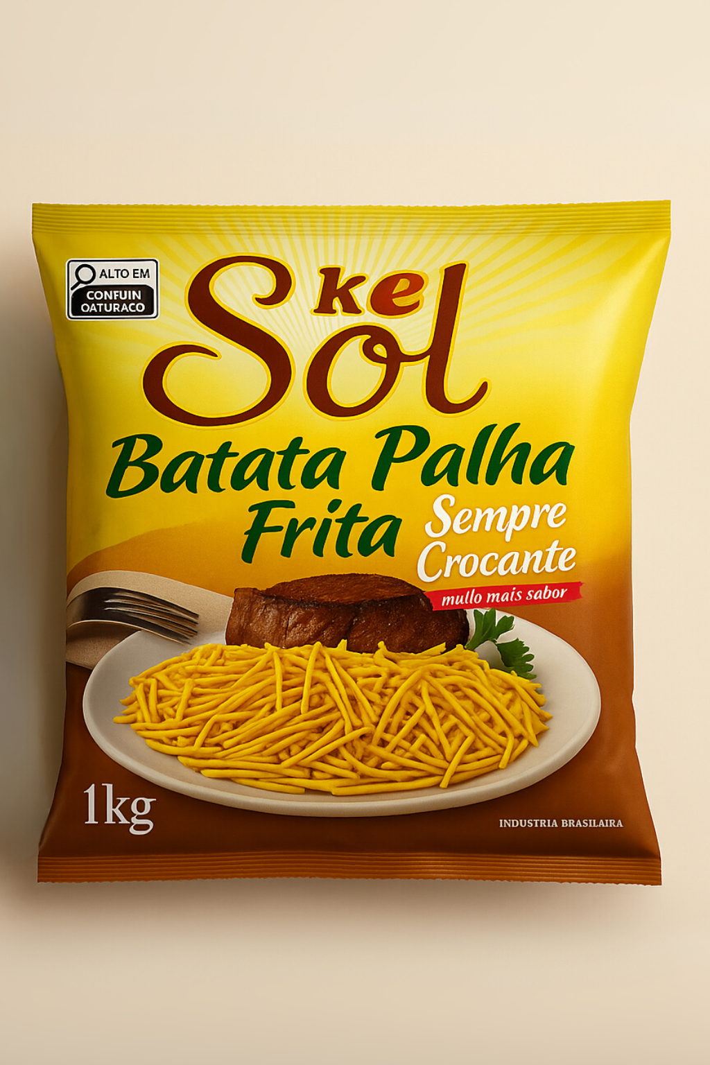 Batata Palha Frita 1kg